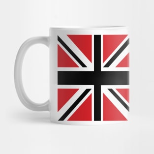 Manchester Red White Black Union Jack Flag Mug